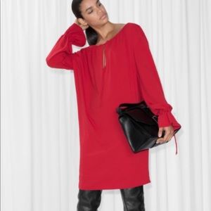 And Other Stories Black tunic dress